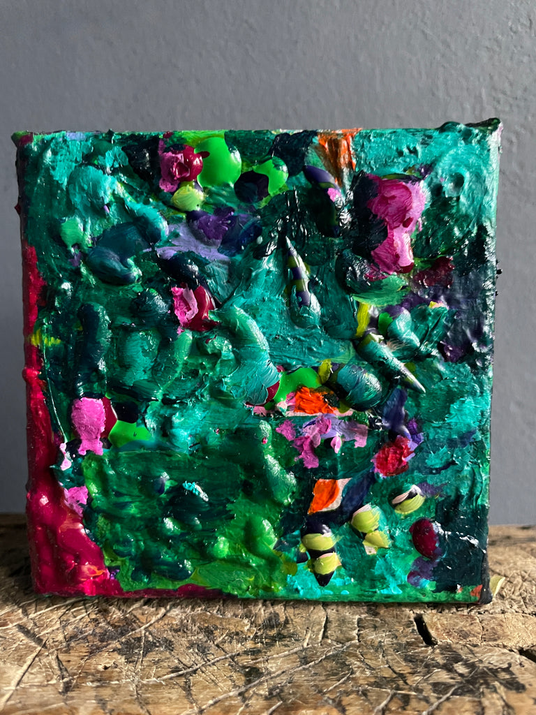 Heavily textured Mini Original Acrylic Painting