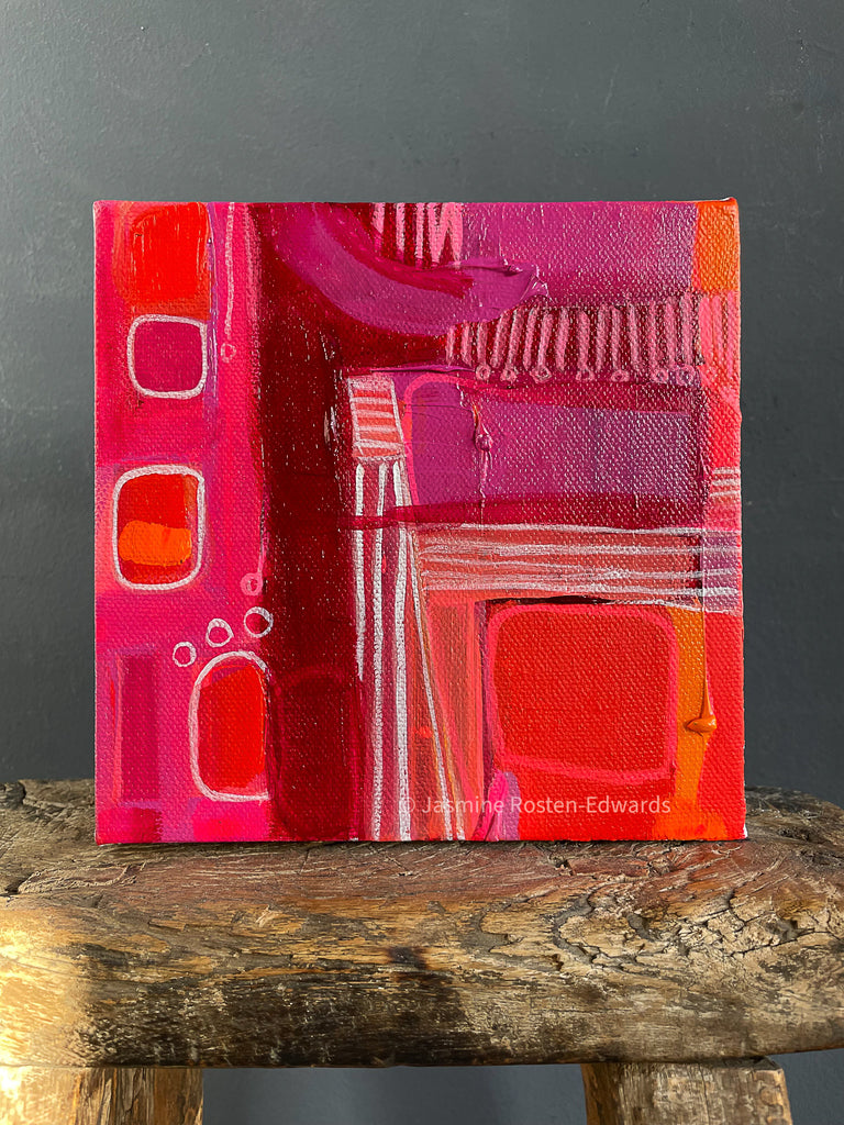 'Perfect / Imperfect no.41' Small Original Acrylic Painting