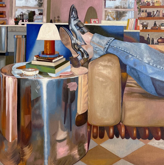 "Laid Back" Limited Edition Print by Amanda Mulquiney-Birbeck