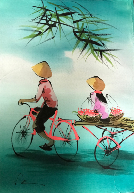 Untitled Vietnamese Painting on Silk
