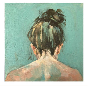 Original Mini Portrait Painting by Flo Lee & Co