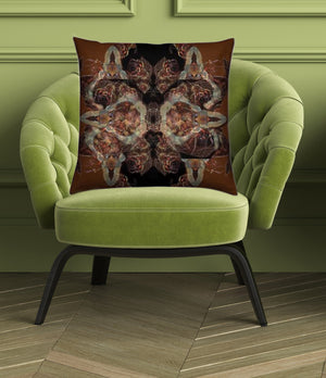 "Forest of the Night" Velvet Cushion - by Francesca Skelhorn